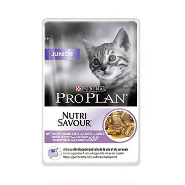 Sachets pour chats junior Pro Plan dinde