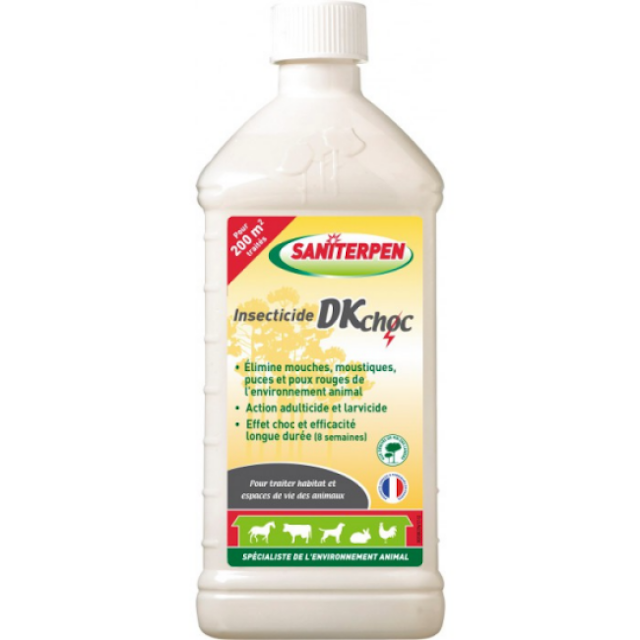 Saniterpen insecticide DK Pro pour élevage animaux