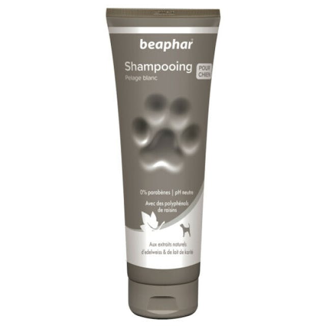 Shampoing colorant pelage blanc Empreinte de Beaphar pour chien