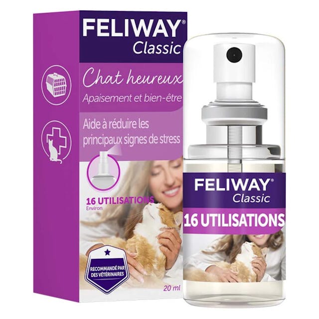 Solution anti-stress pour chat Feliway Classic Spray