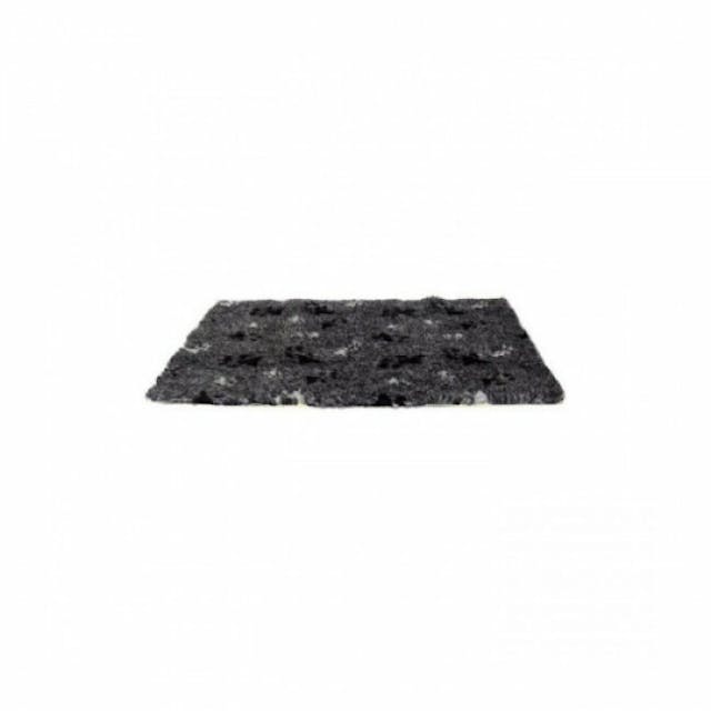 Tapis antidérapant Silky pour chien Anka gris anthracite