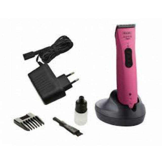 Tondeuse de finitions Wahl Super Trim rose pour chien