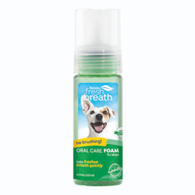 Tropiclean Fresh Breath mousse nettoyante pour les dents de chien