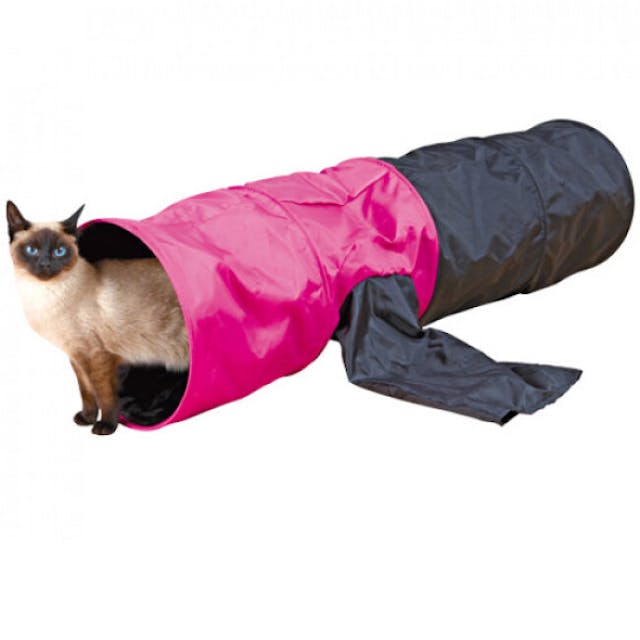 Tunnel Crunch manche tissu nylon pour chat