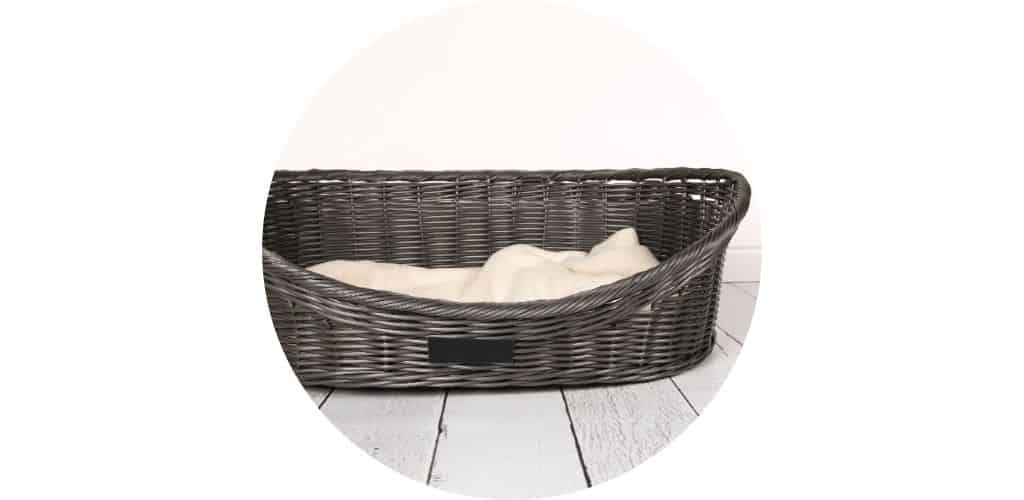 Corbeille pour chien