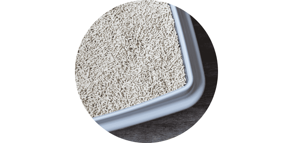 Litière végétale pour chat