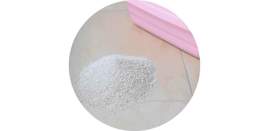 Litière agglomérante pour chat