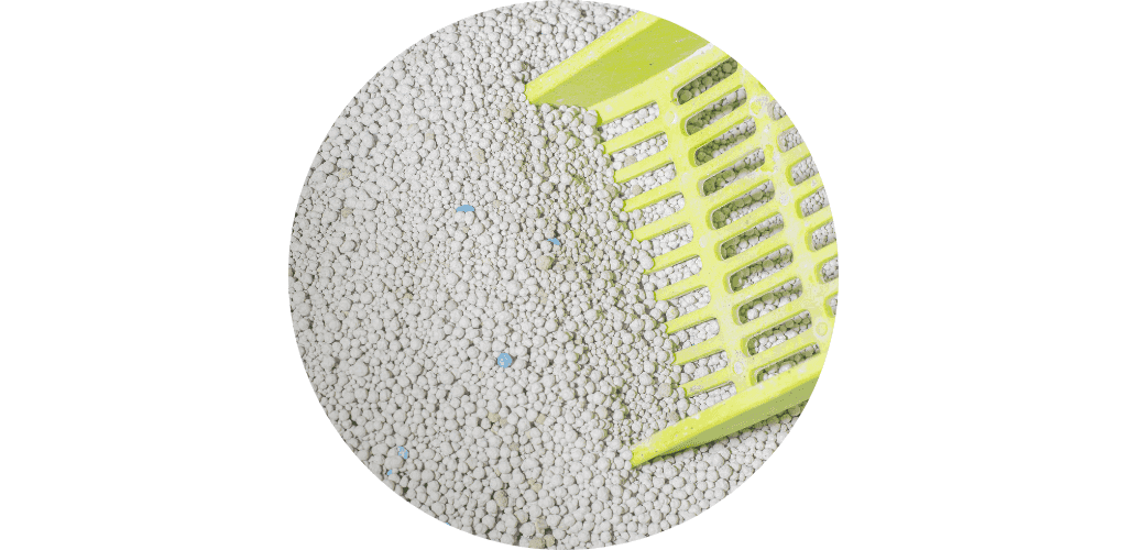 Litière minérale pour chat