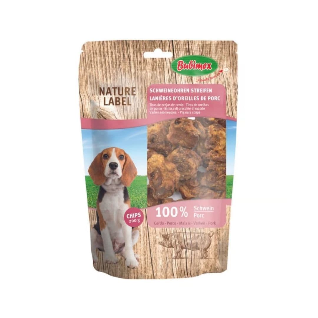 Chips d'oreilles de porc pour chien