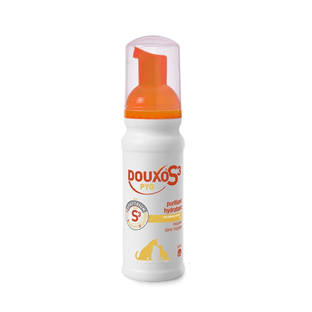 Mousse apaisante pour chien Pyo Douxo S3