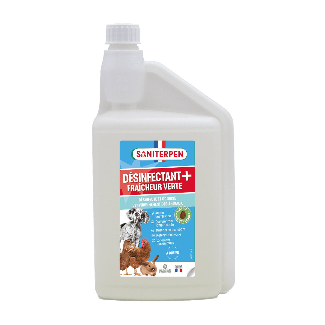 Saniterpen Désinfectant Plus pour élevage animaux