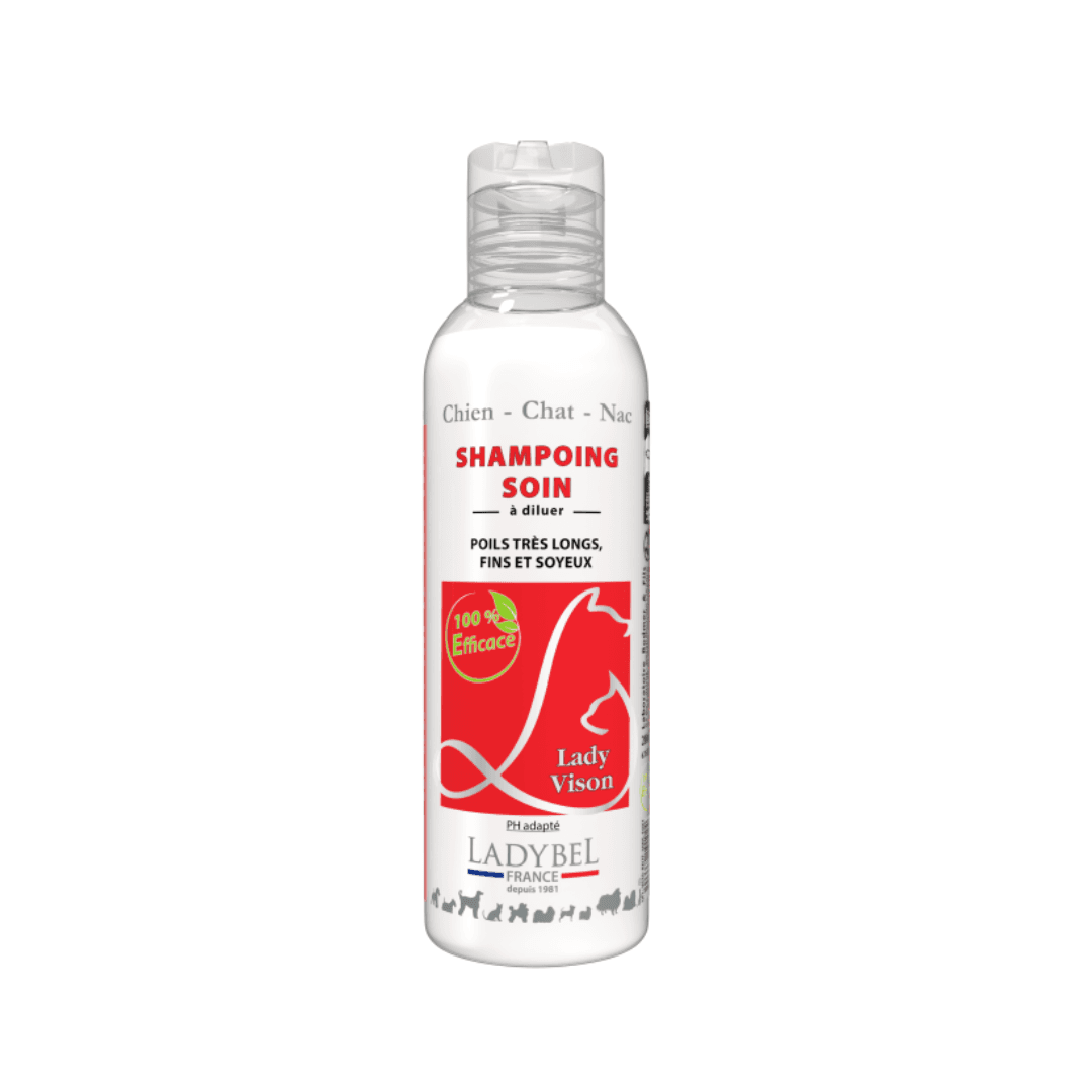 Shampoing Ladybel Vison fourrures précieuses pour chien et chat