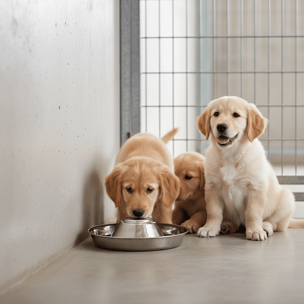 Gamelle pour chiot en acier inoxydable Trixie