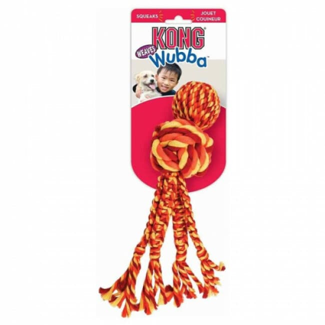 Jouet avec cordes pour chien KONG Wubba Weaves