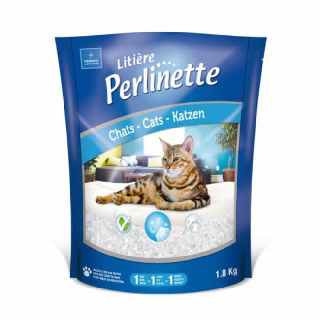 Litière Perlinette cristaux pour chat