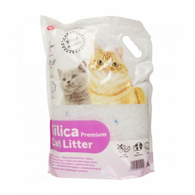 Litière pour chat Silica Premium Percato Flamingo