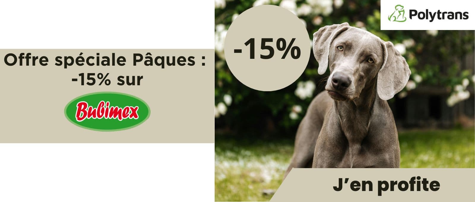 Offre spéciale Pâques : -15% sur Bubimex